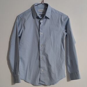 Calvin Klein Boy's Sky Blue Dress Shirt